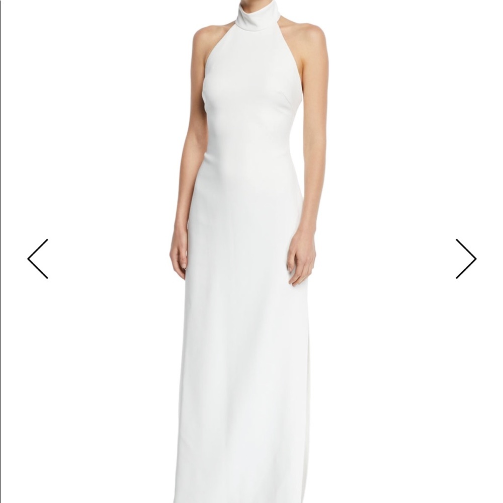 Badgley Mishka White formal dress